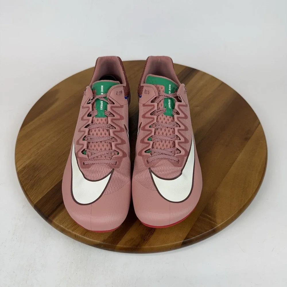 New NIB Mens Nike Zoom Rival Sprint All Red Starburst Track Shoes Size 14 D